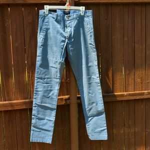 Blueish gray Banana Republic Fulton skinny chino 31x32 never worn